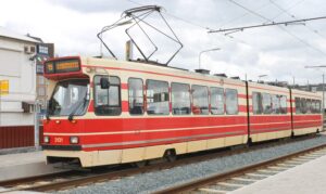 Tram in Delft